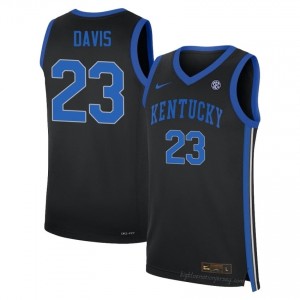 Anthony Davis #23 Kentucky Cats Black NCAA Basketball Jersey | Men High-Quality Stitching 25834486