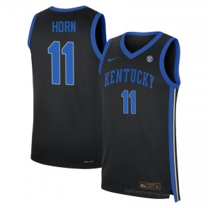 Walker Horn #11 Kentucky Cats Black NCAA Basketball Jersey | Men High-Quality Stitching 43383047