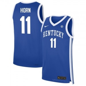 Walker Horn Kentucky Wildcats #11 Men Royal Basketball High School Jersey | Premium Sewn Polyester 74329776