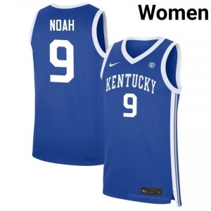 Trent Noah Kentucky Wildcats #9 Women Royal Basketball High School Jersey | Premium Sewn Polyester 32991457